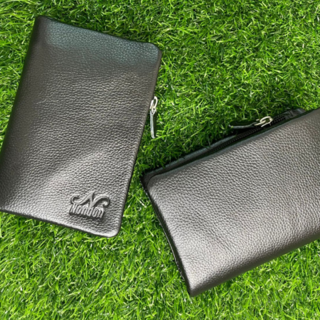 3 Quarter Wallet Black