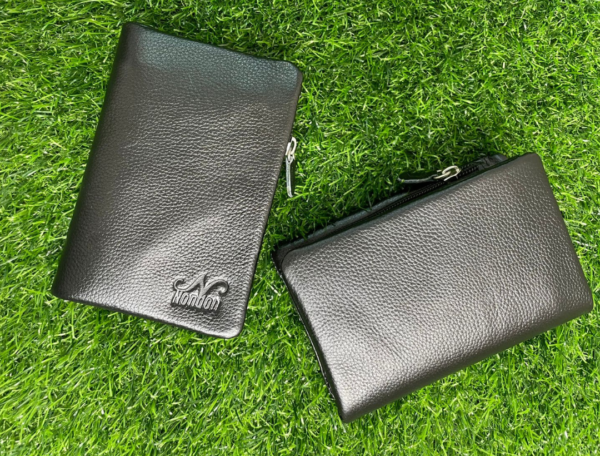 3 Quarter Wallet Black