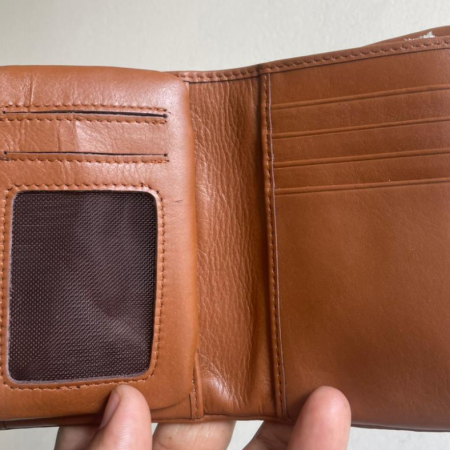 3 Quarter Wallet (Brown)