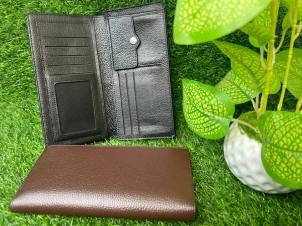 Fashionable Long Wallet (Black Color)